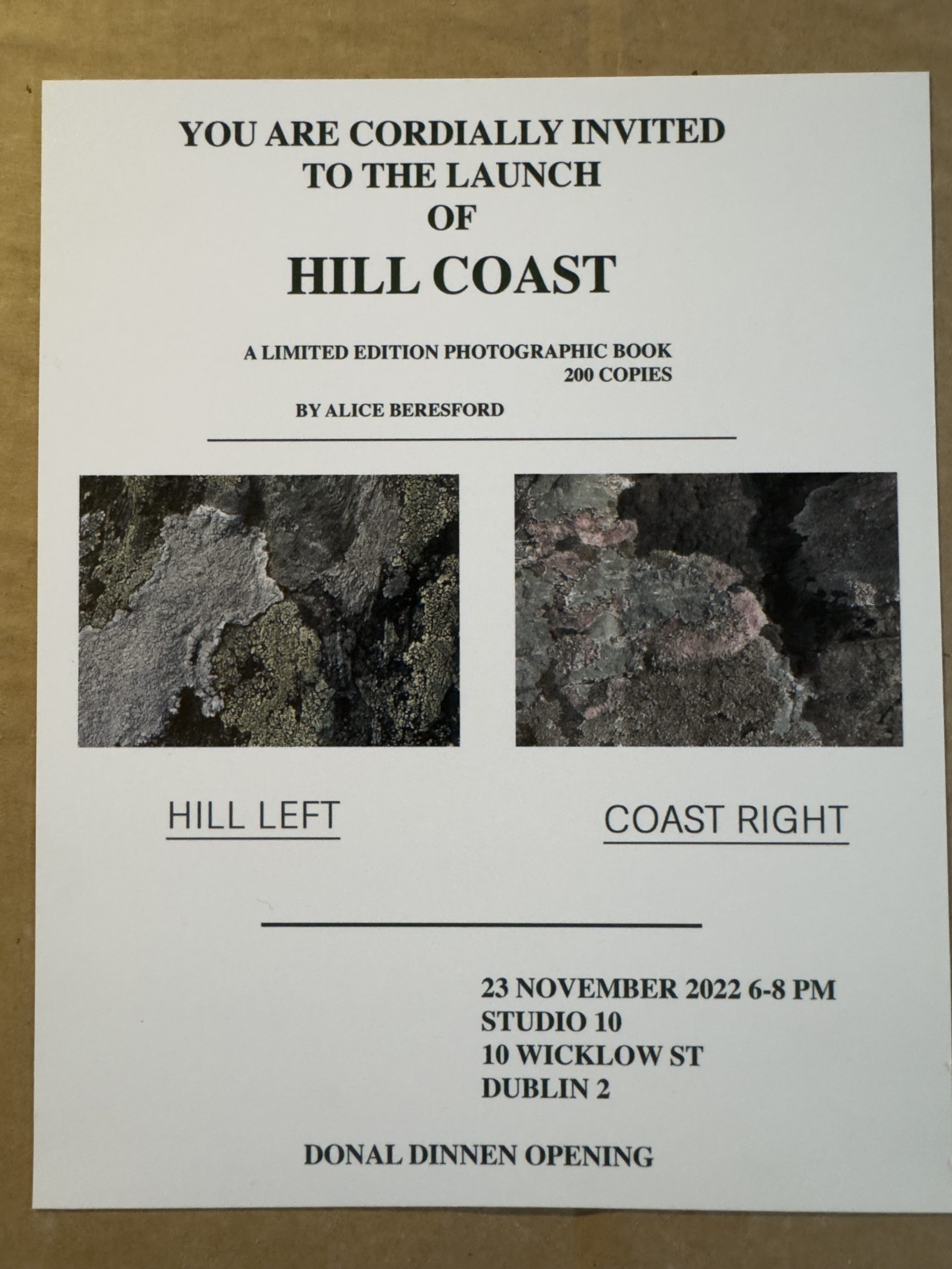 HILL COAST BOOK LAUNCH [2022]